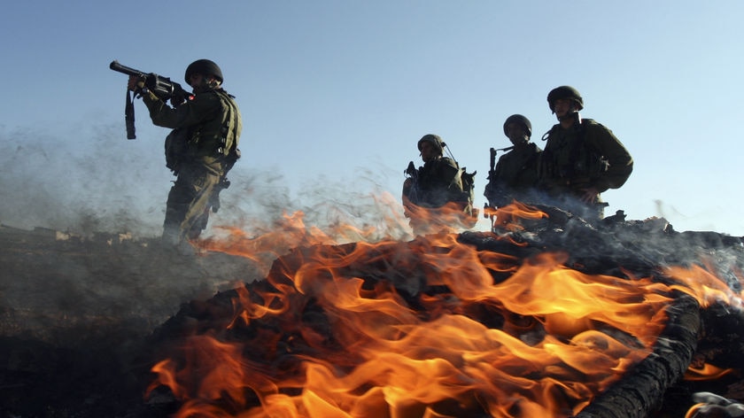 Israeli troops are continuing a ground assault against Hamas militants in the Gaza Strip.