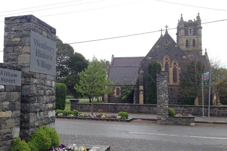 Church in historic Westbury.