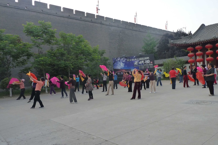 Dancing in Xi'an Park