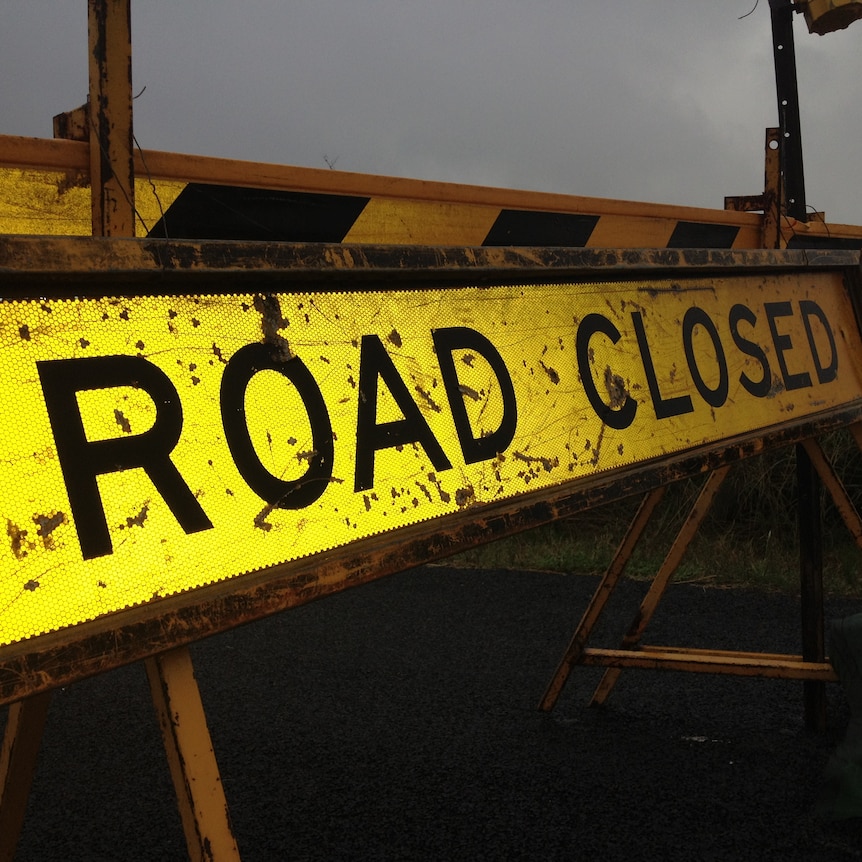 The State Emergency Service warning motorists to stay away from flooded roads in the Hunter.