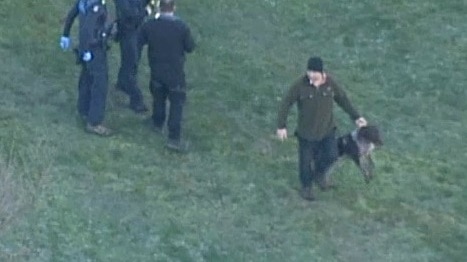 Authorities take the dog away from the Gippsland property.