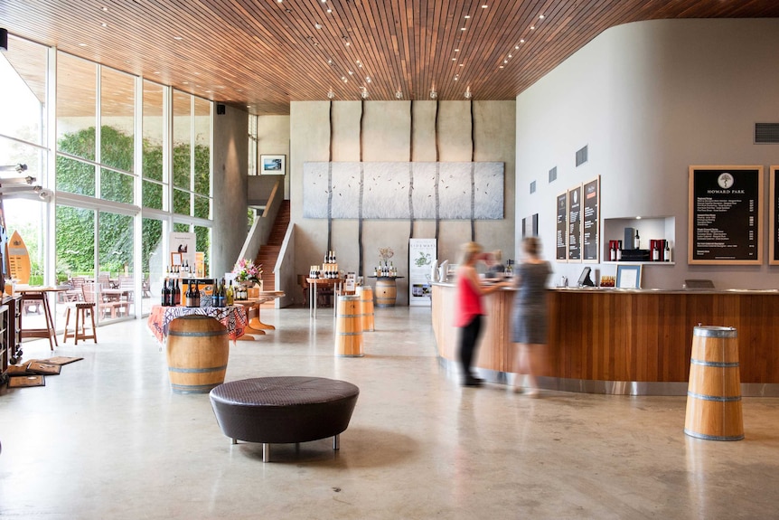 Visitors at Howard Park's cellar door in Margaret River