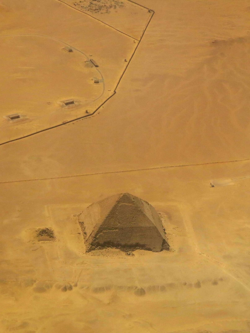 Pyramid of Dahshur in Egypt