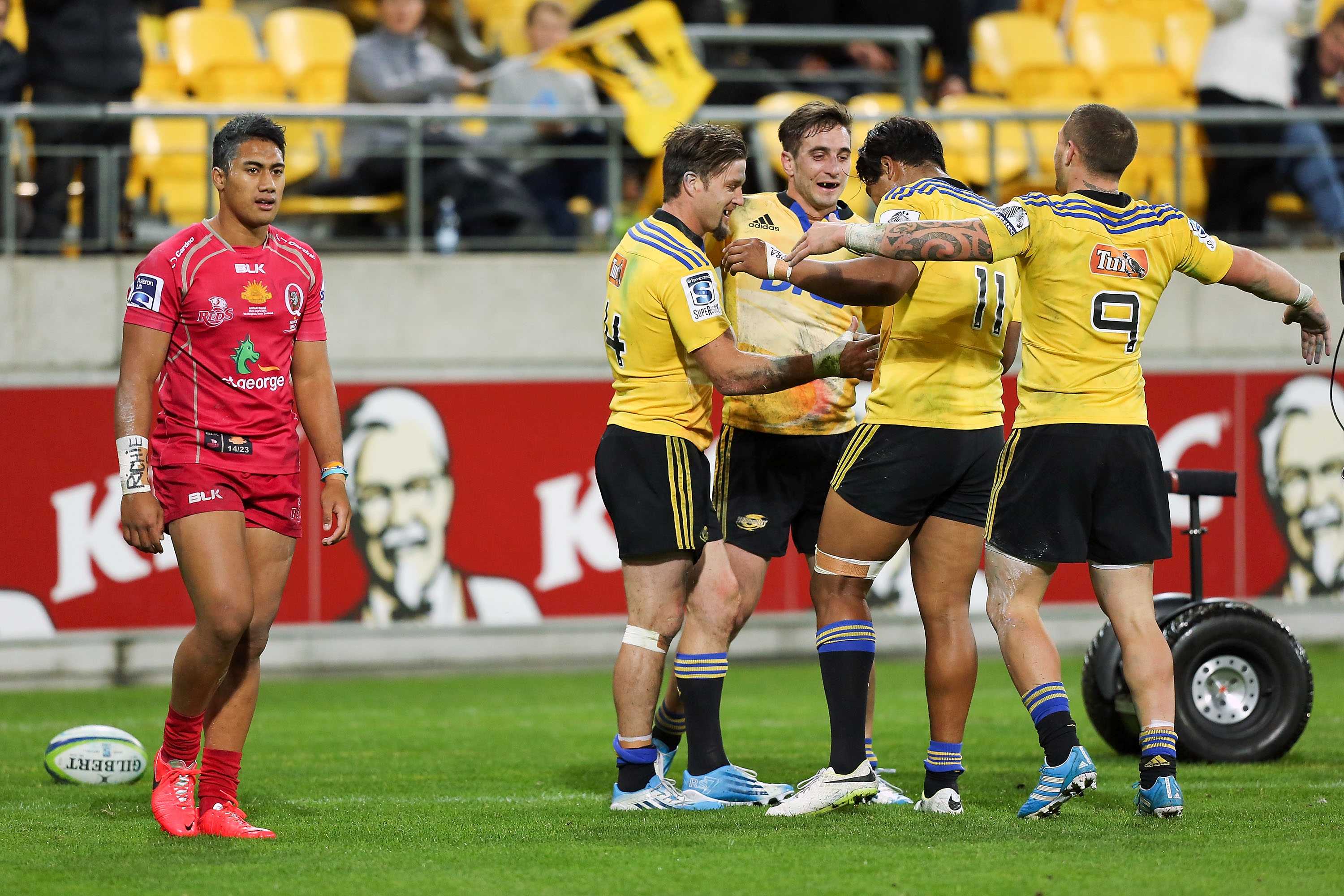 Hurricanes down Reds in Super Rugby clash at Lang Park thanks to strong ...
