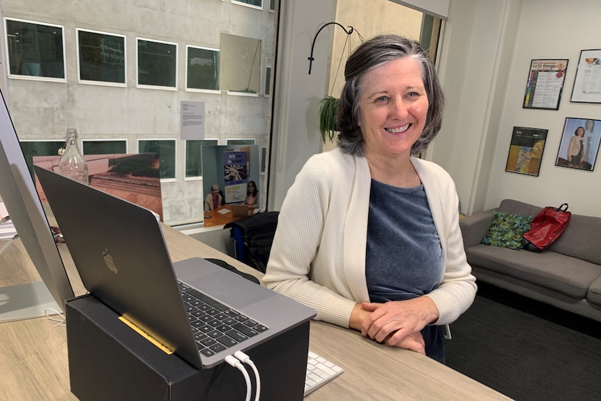 Fiona Guthrie in her Melbourne office in June 2022.