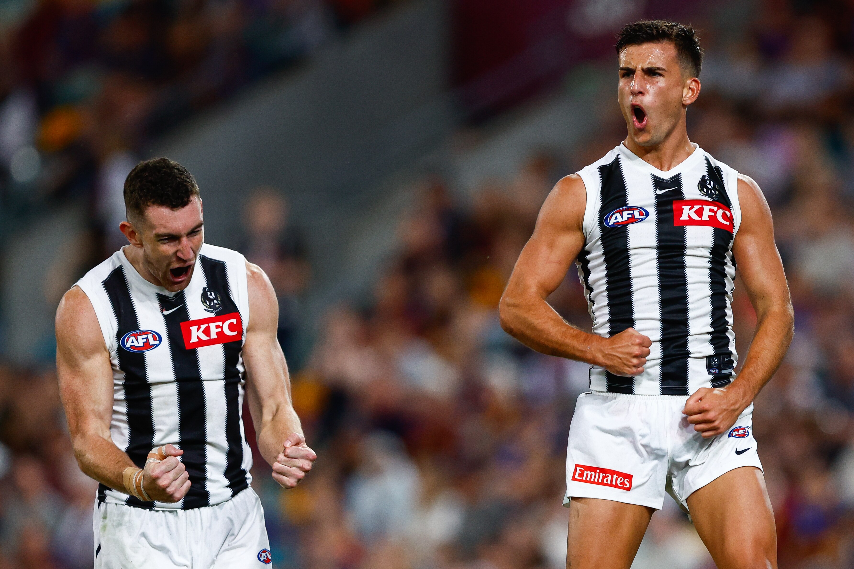 Pies defence tames Lions and 'ridiculous' decision to manage Allen