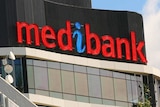 Medibank sign on office building