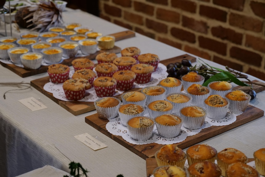 Muffins made from Kwandongs and Kakadu plums 