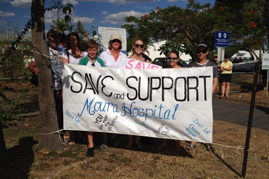 Moura residents protest hospital changes