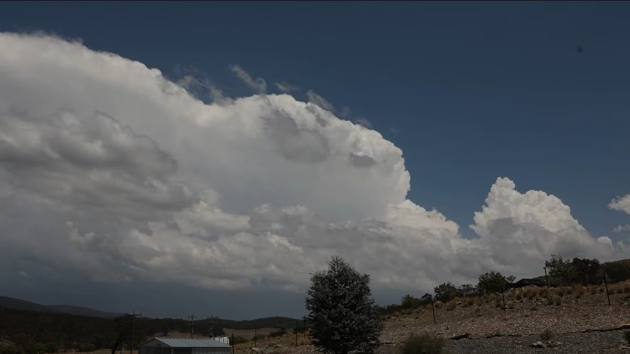 A storm cloud over the outback