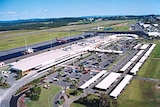 Aerial view of Gold Coast Airport at Coolangatta, in south-east Queensland.