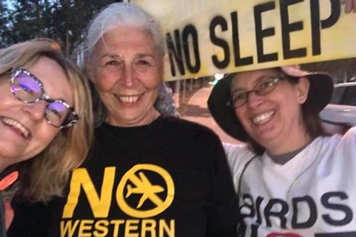 three women smiling 