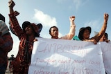 Cambodians protest against Australia's refugee deal