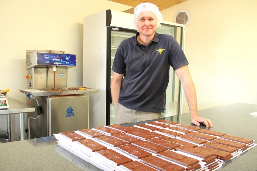 Making chocolate in central west New South Wales