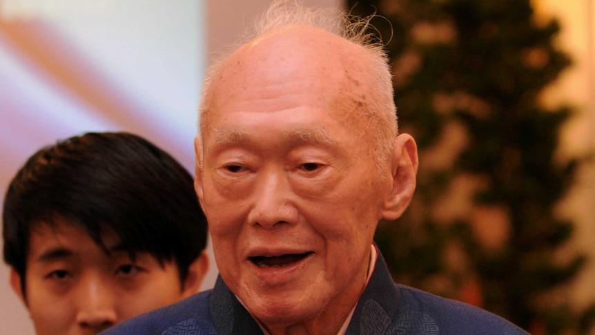 Singapore's founding prime minister Lee Kuan Yew
