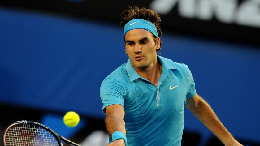 Clinical: Roger Federer advanced with a 6-2, 6-3, 6-2 defeat of Jo-Wilfried Tsonga.