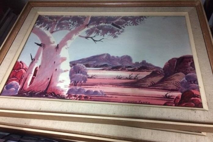 Albert Namatjira family paintings donated back by op shop