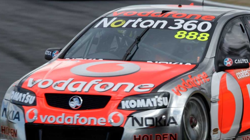 Craig Lowndes is on pole again following his dual wins yesterday.