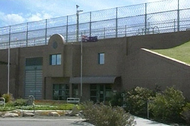 Exterior of a prison.