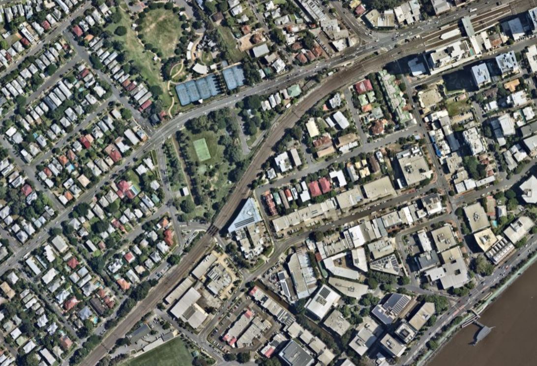 Aerial image of Milton on Januar 24.