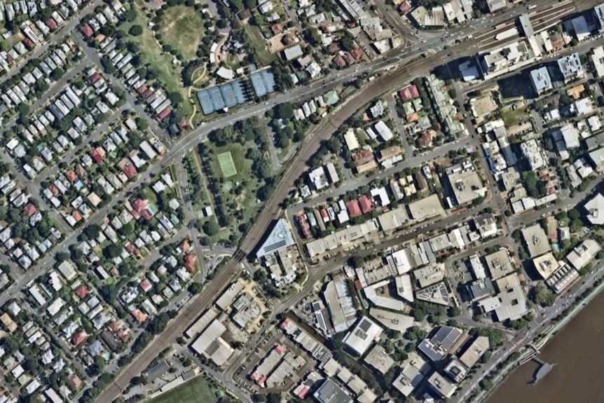 Aerial image of Milton on Januar 24.