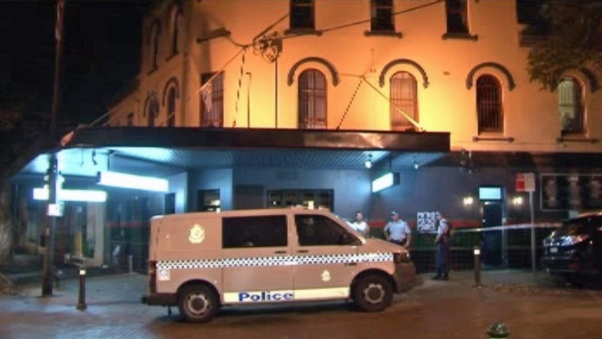 Sydney's Carrington Hotel after an attempted robbery