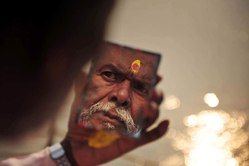 Holy man at Kumbh Mela