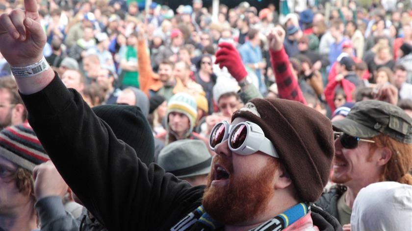 Meredith Music Festival crowd, 2010