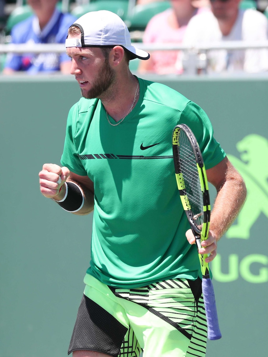 Jack Sock at the Miami Open
