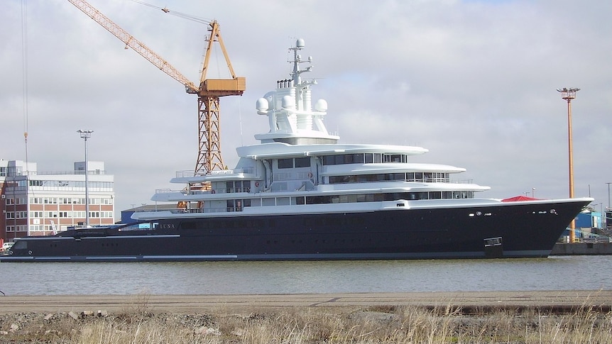 Farkhad Akhmedov's superyacht Luna.