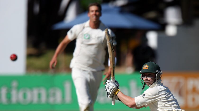 Versatile...Justin Langer says Hughes benefits from the ability to bat at any spot in the order.