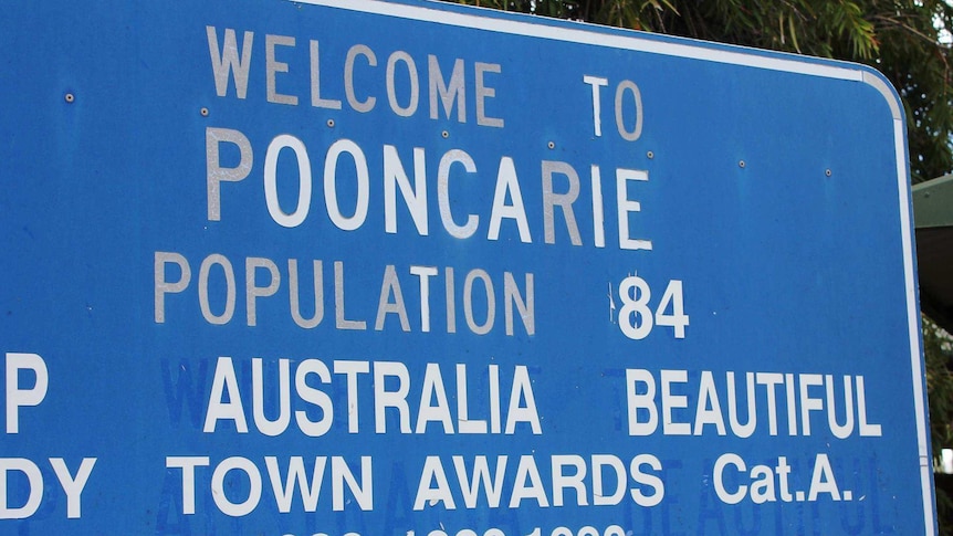 Pooncarie sign