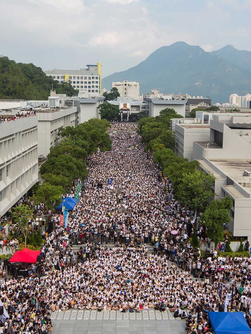 Hong Kong student protest