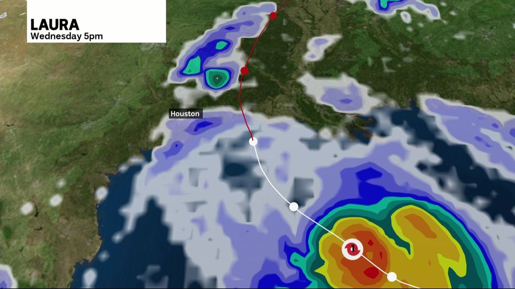 Hurricane Laura is gathering power as it approaches the US coastline ...