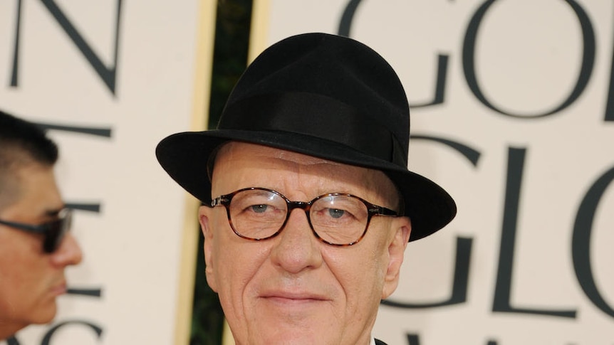 Geoffrey Rush arrives at the 68th Annual Golden Globe Awards this year where he was nominated for Best Supporting Actor.