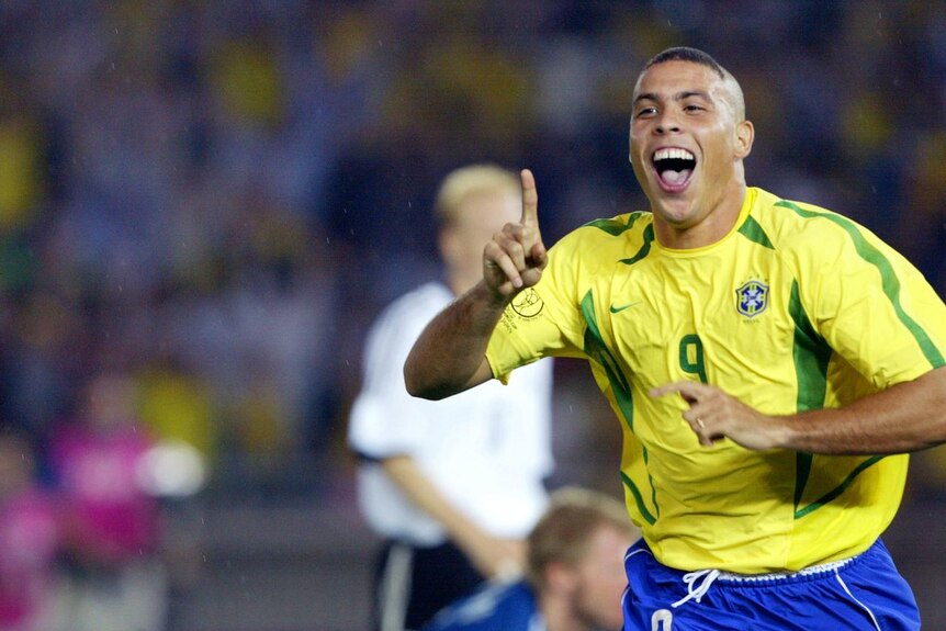 One of a kind: Ronaldo was at his peak leading Brazil to the 2006 World Cup.