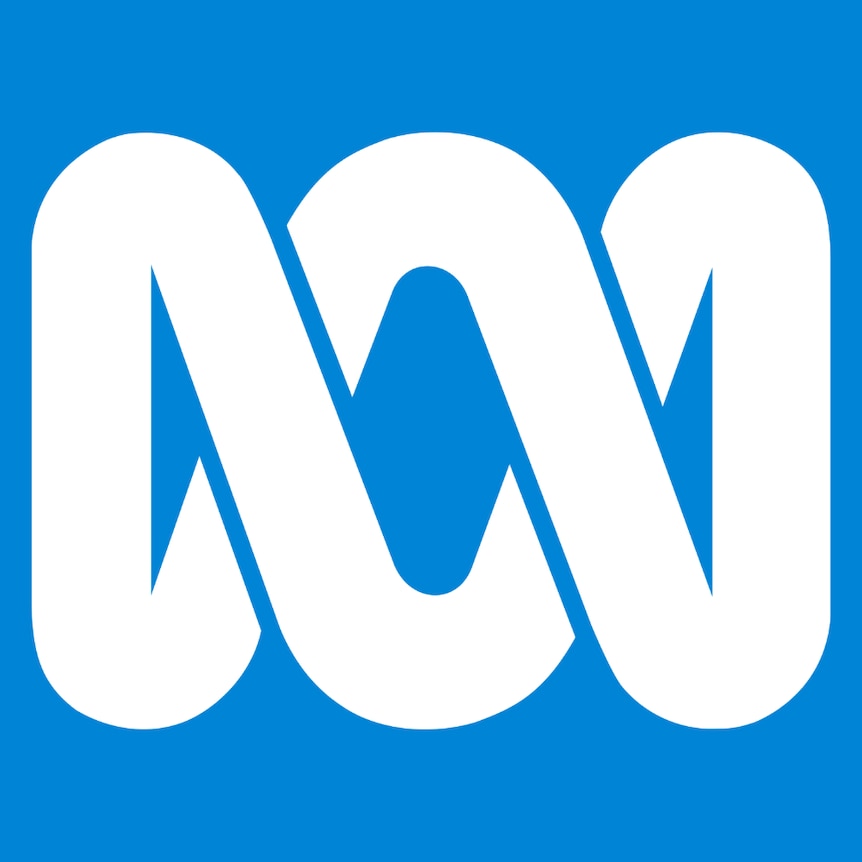 White ABC logo on a blue background