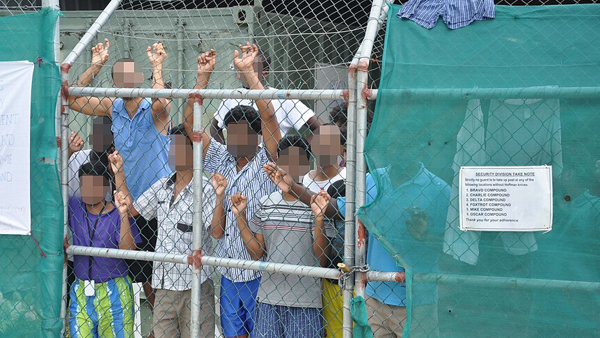 Hundreds of asylum seekers trying to reach Australia by boat are being sent to immigration detention on Manus Island.