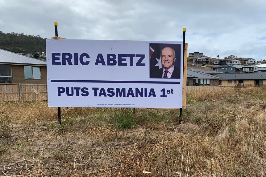 Eric Abetz election signage.