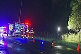 Police at spot where body was discovered near Carrum Downs, Vic