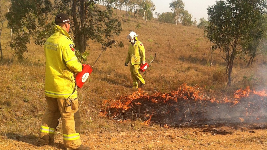 Back-burning near Rockhampton