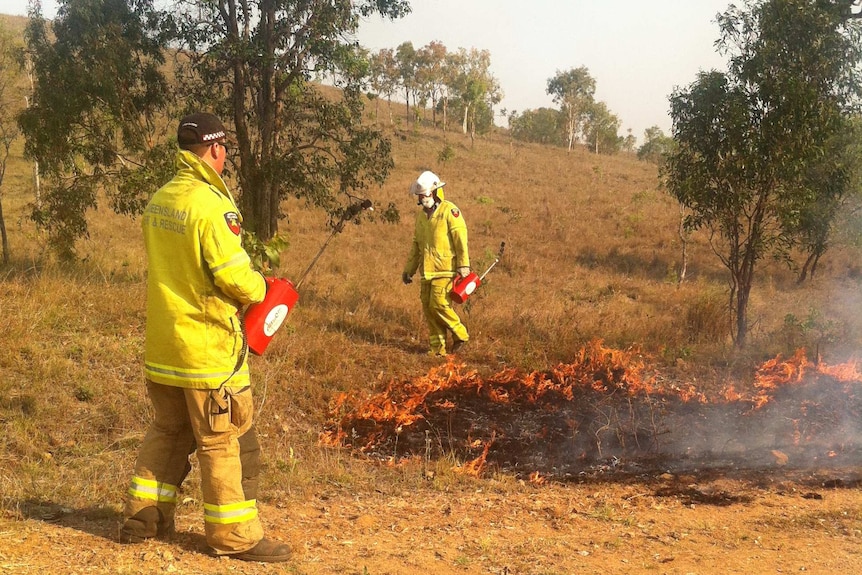 Back-burning near Rockhampton