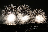 Fireworks over Canberra