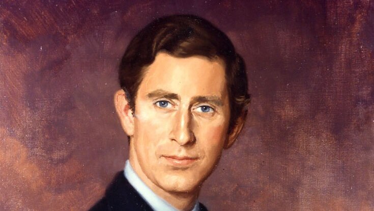 A portrait of Prince Charles by Melbourne painter Paul Fitzgerald.