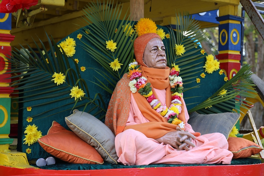 Hare Krishna statue of Bhaktivedanta Swami Prabhupada