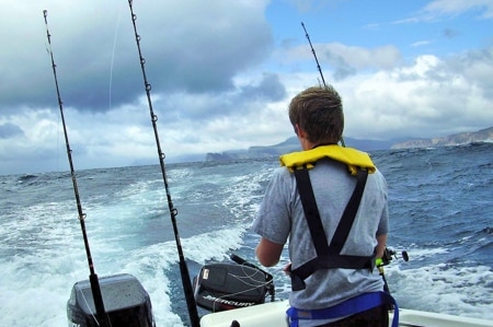 Recreational tuna fishing in Tasmania