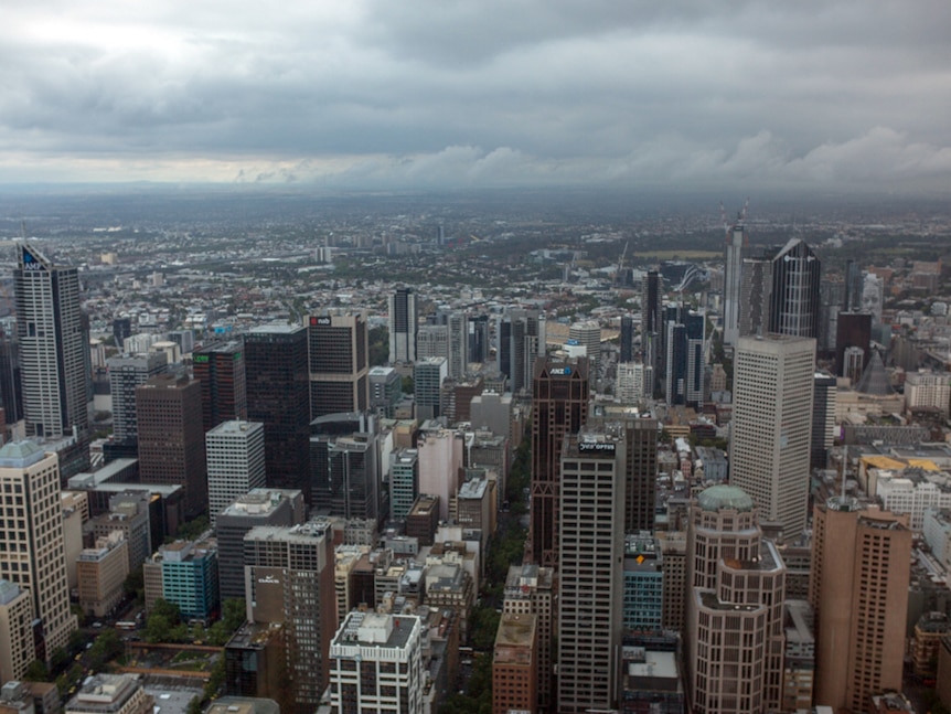 View of Melbourne CBD