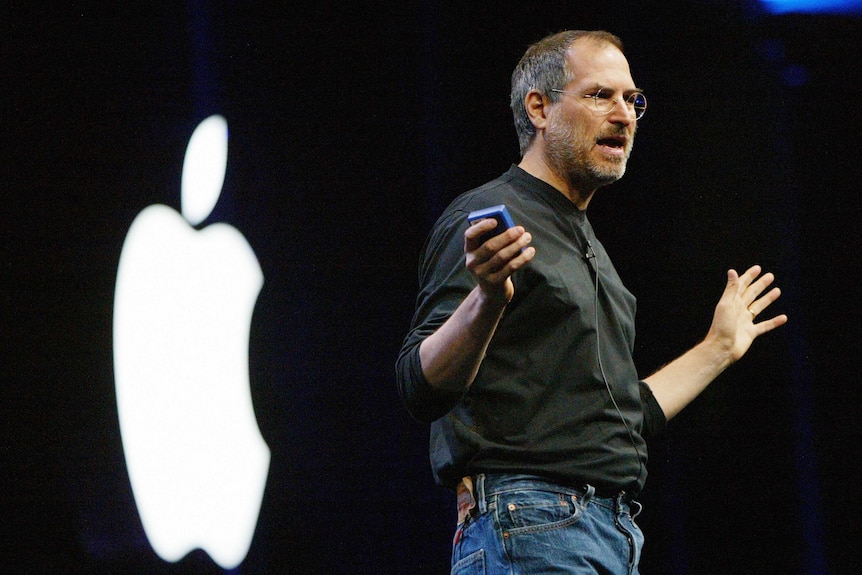 Steve Jobs presenting