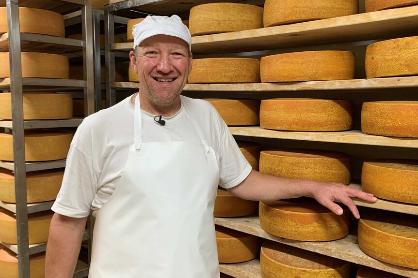 Cheesemaker Chris Vogel from Western Australia