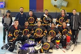 The Kaurna Boomerangs ice hockey team.